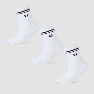 MP Pilates Socks (3 pack) - White - Size UK 2-5