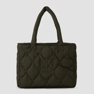 MP Quilted Padded Tote Bag - Forest Green - Colour Forest Green