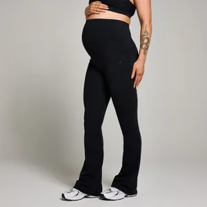 MP Women's Maternity Over the Bump Flared Leggings - Black - Size XS