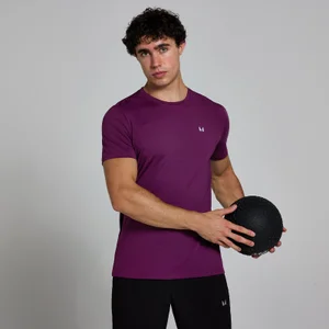 MP Men's Active Gridded T-Shirt - Plum - Size XS