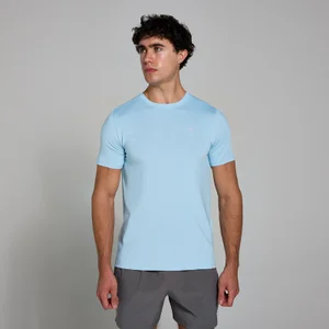 MP Men's Active Gridded T-Shirt - Sky Blue - Size XS
