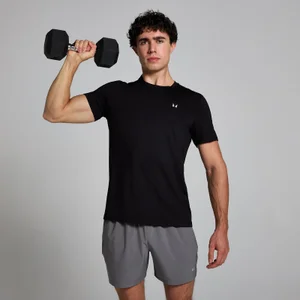 MP Men's Active Gridded T-Shirt - Black - Size XS