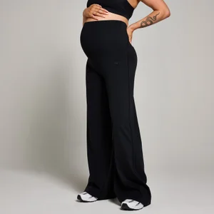 MP Women's Maternity Wide Leg Leggings - Black - Size M