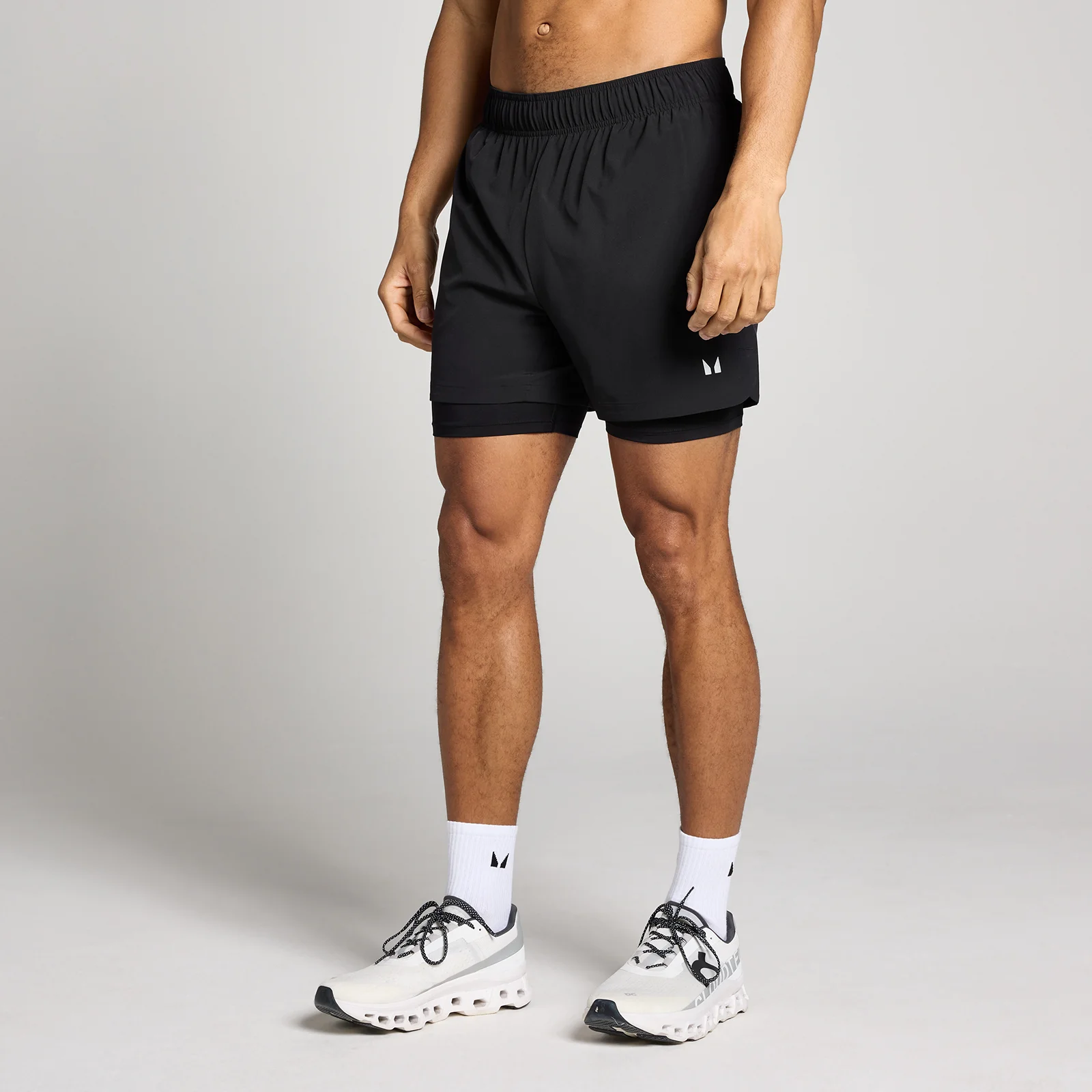 MP Men's 5" 2-in-1 Training Shorts - Black - XL Image 1