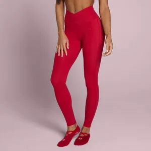 MP Women's Tempo Leggings - Rose Red - Size L
