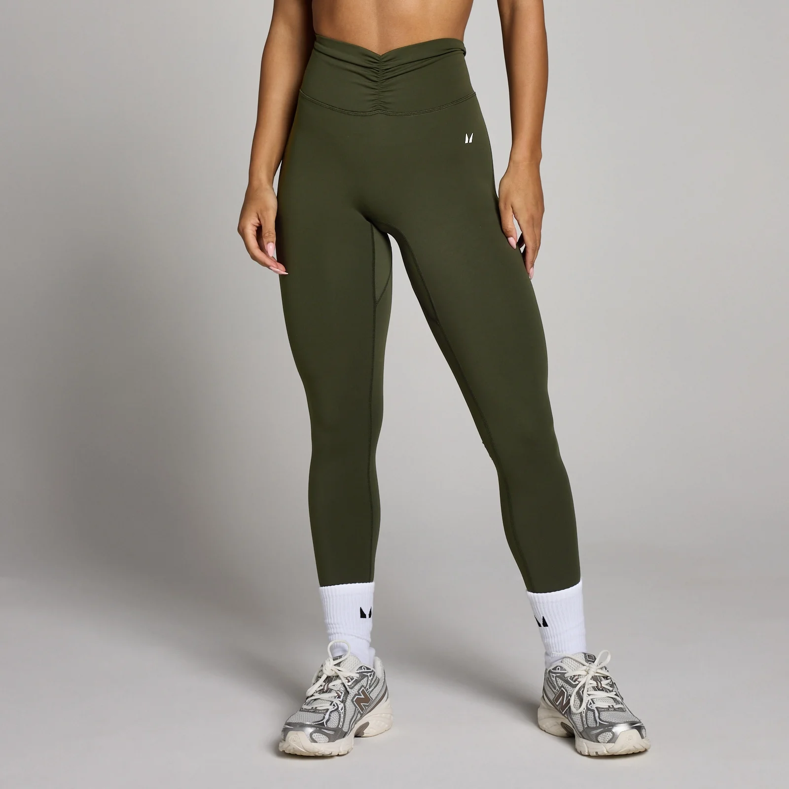 MP Women's Tempo Dipped Waist Legging - Forest Green - XL Image 1