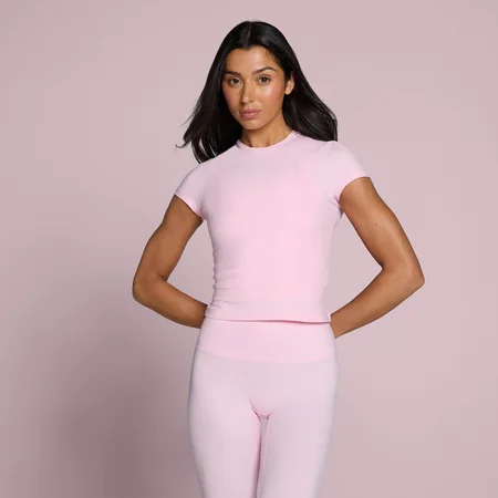 MP Women's Tempo Body Fit Short Sleeve T-Shirt - Blush