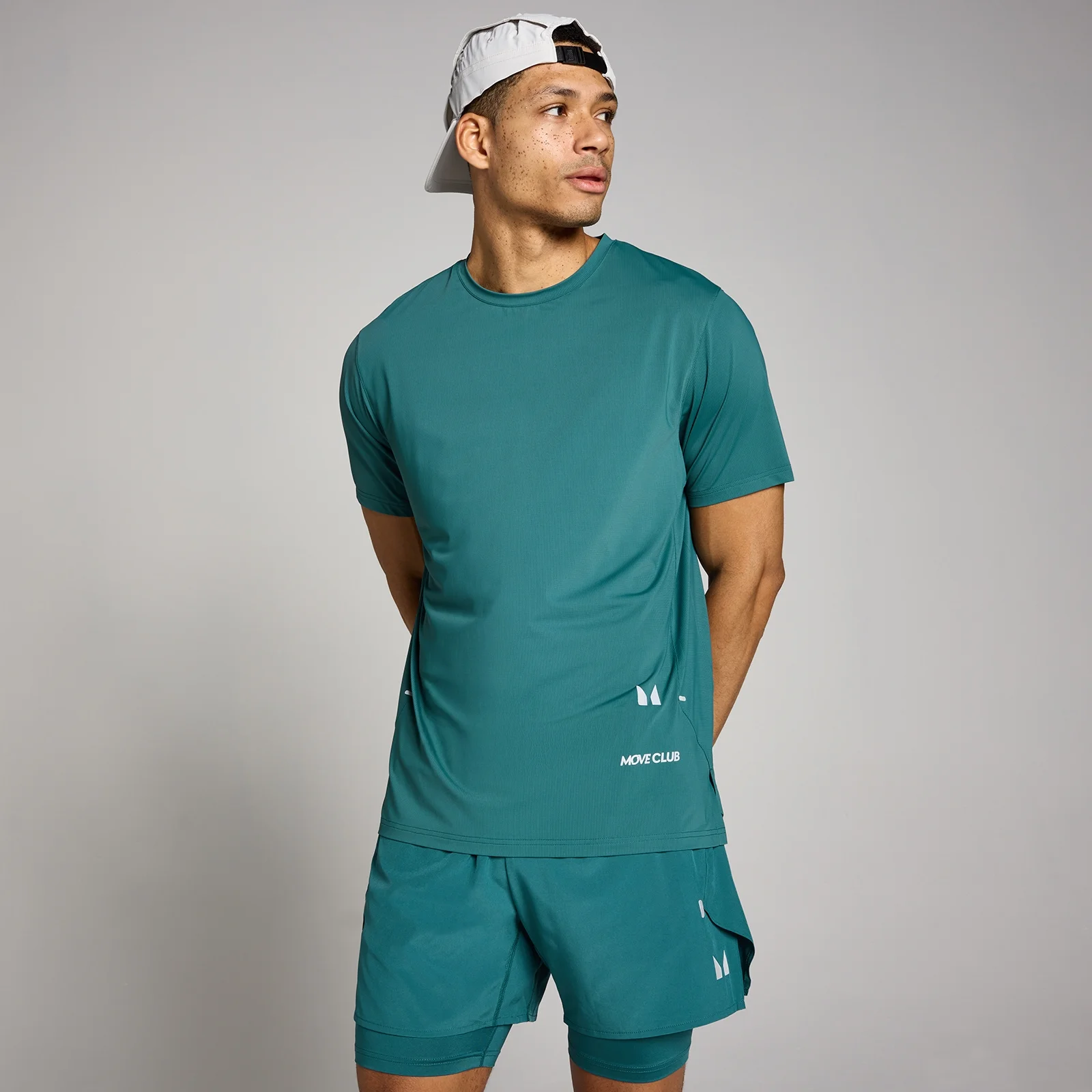 MP Men's Hybrid Mesh T-Shirt - Rich Teal - XXL Image 1
