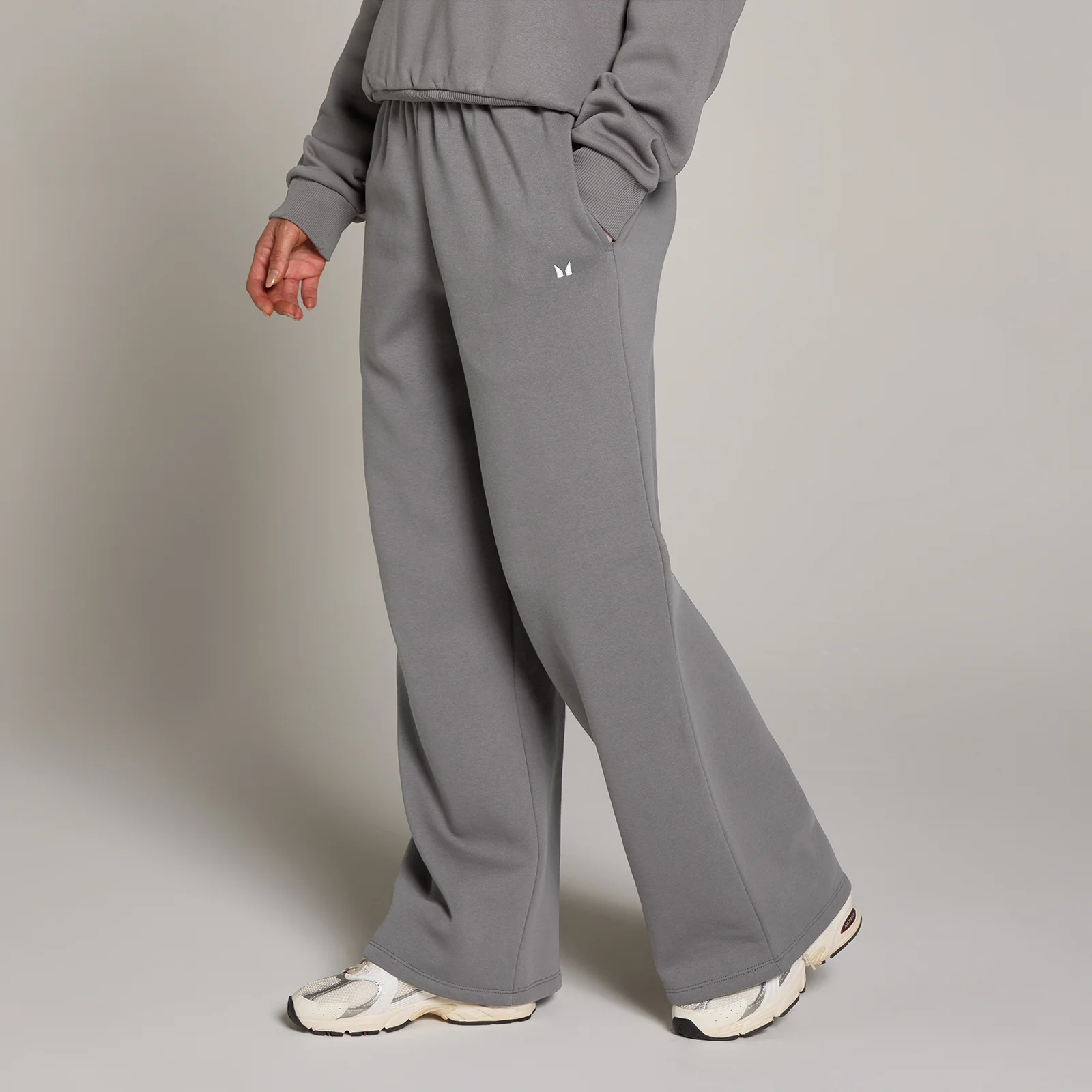 MP Women's Basics Straight Leg Joggers - Ash Grey - L Image 1