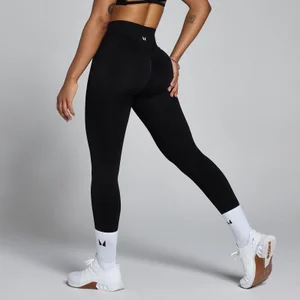 MP Women's Lift Seamless Scrunch Leggings - Black - Size XS