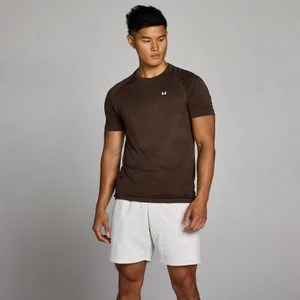 MP Men's Tempo Pillar Graphic Seamless T-Shirt - Cocoa - Size XS