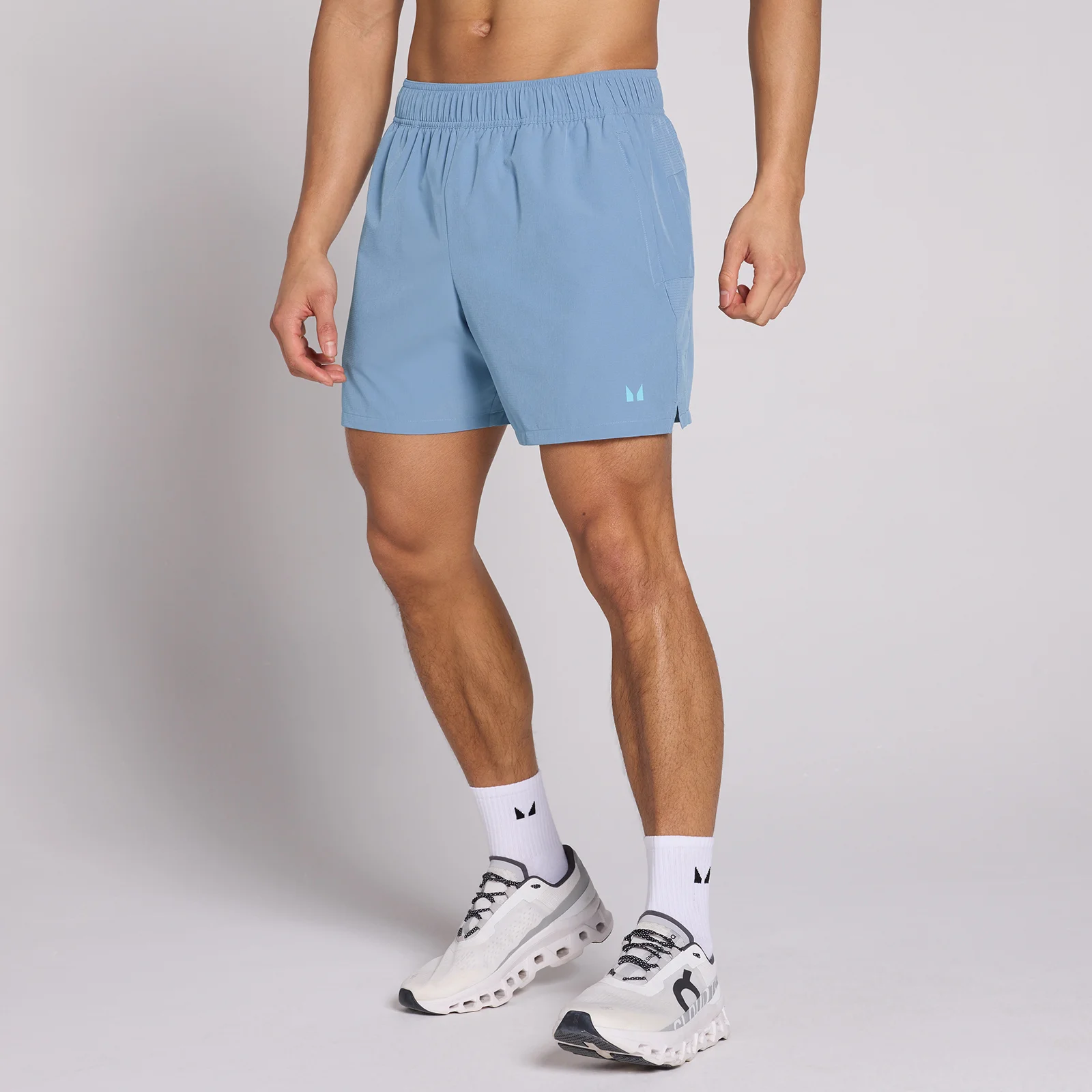 MP Men's Active Training 5" Pocket Short - Fog Blue - XL Image 1