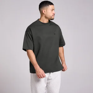 MP Men's Oversized Cotton T-Shirt - Washed Black - Size XS