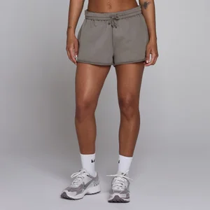 MP Women's Lift Graphic Lifestyle Shorts - Dark Truffle - Size XS
