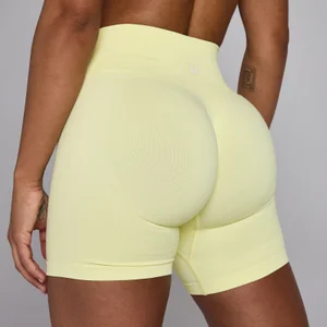MP Women's Lift Seamless Shorts - Lemon - Size S