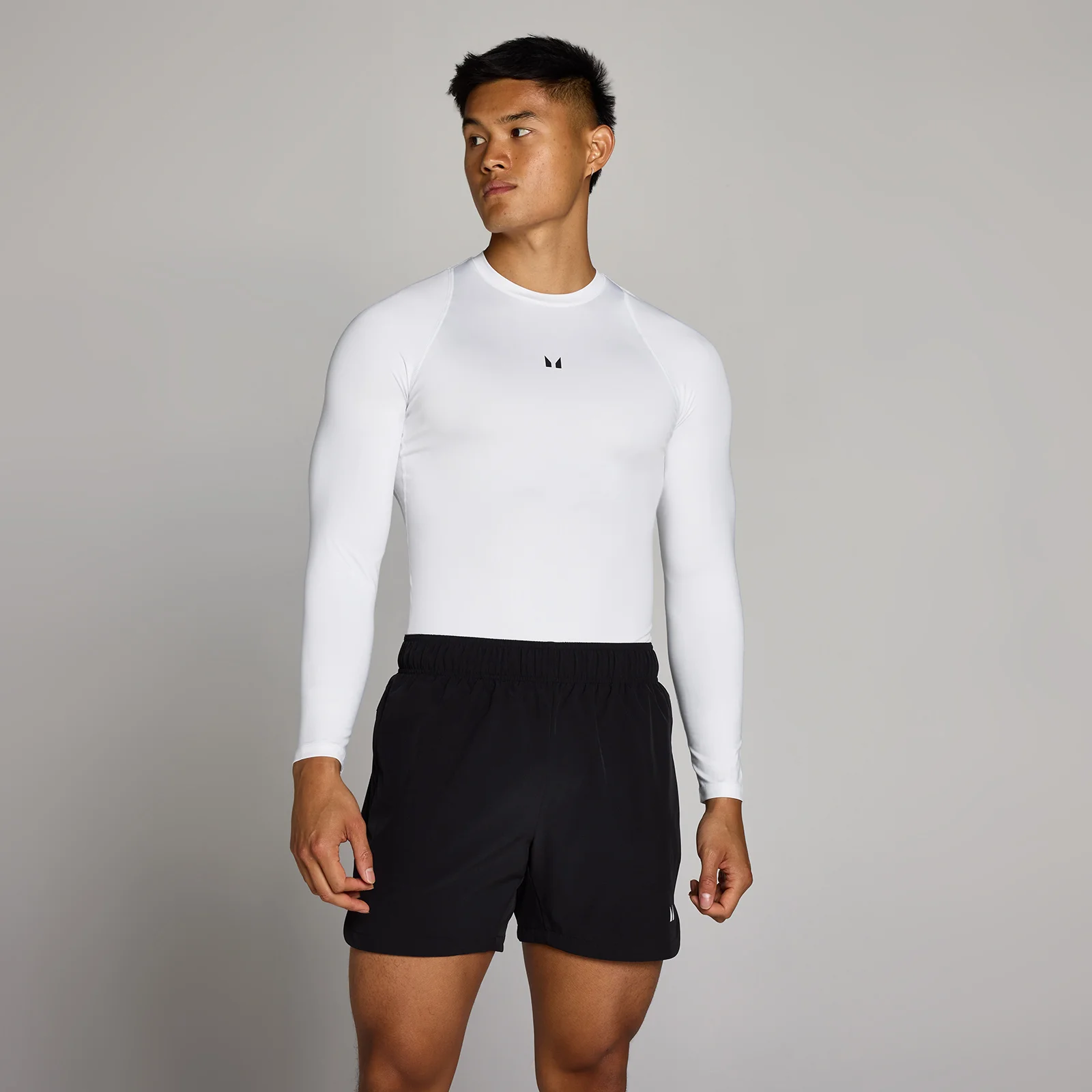 MP Men's Training Long Sleeve Baselayer - White - XXXL Image 1