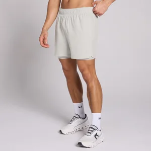 MP Men's 5" 2-in-1 Training Shorts - Chrome - Size XS