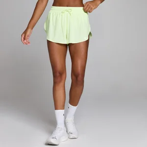 MP Women's Woven Floaty Short - Washed Lime - Size L