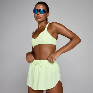 MP Women's Tempo Twist Back Sports Bra - Washed Lime - Size XS