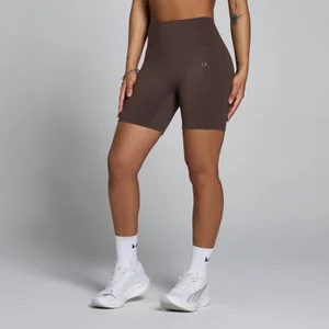MP Women's Tempo High Waisted Shorts - Cocoa - Size S