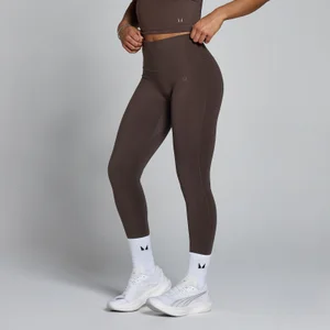 MP Women's Tempo High Waisted Leggings - Cocoa - Size S
