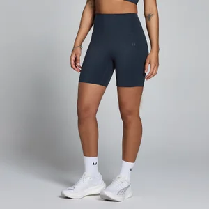 MP Women's Tempo High Waisted Shorts - Dark Navy - Size M