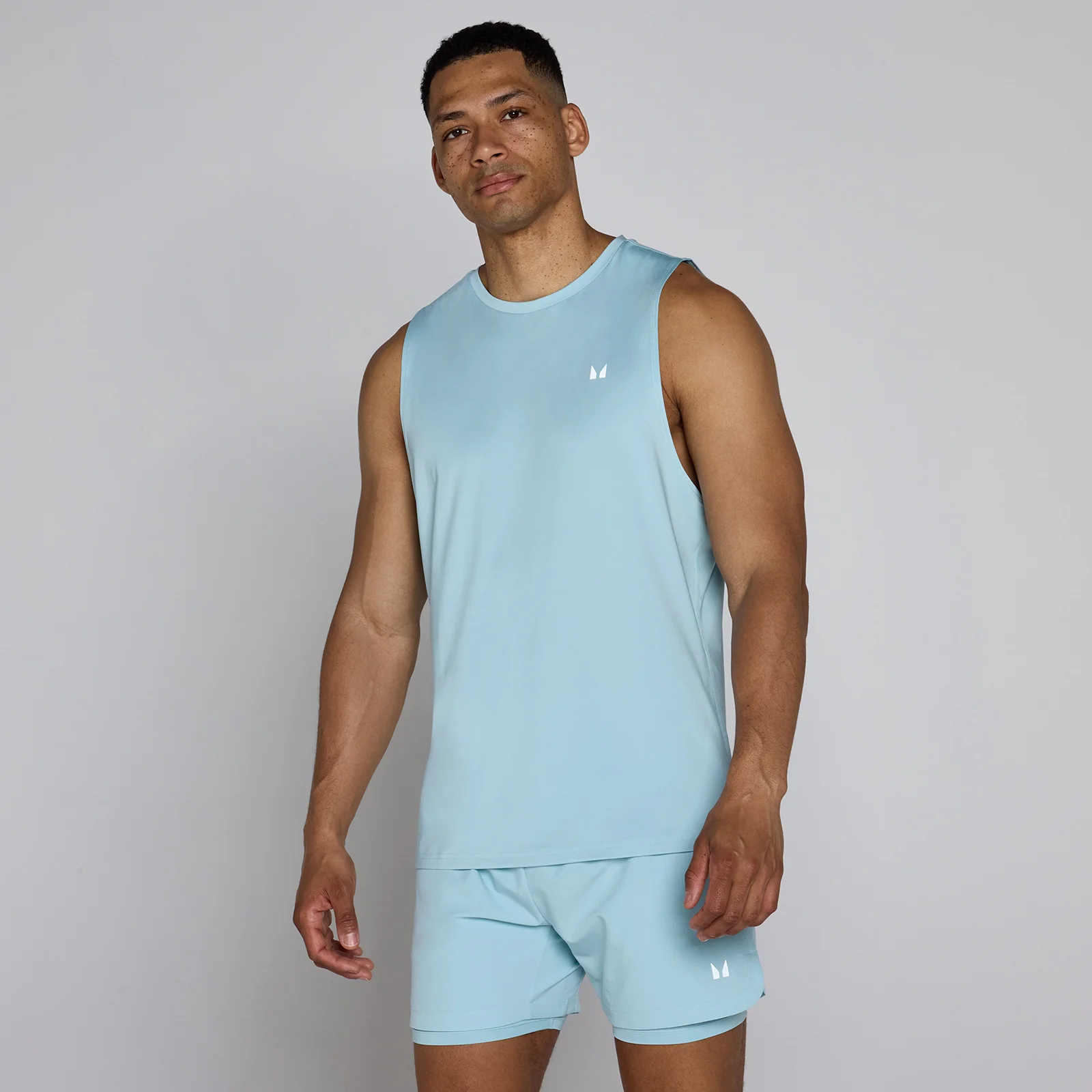 MP Men's Training Short Sleeve Tank - Ice - L Image 1