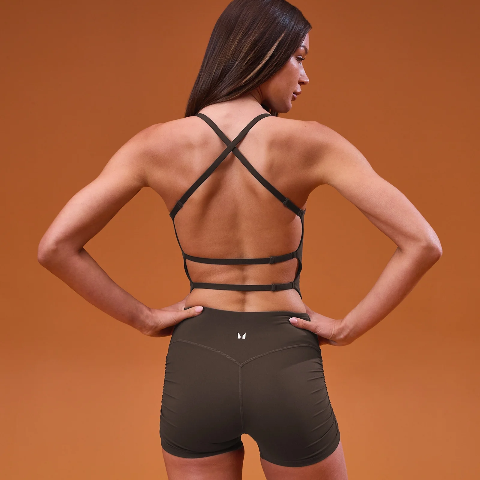 MP Women's Tempo Open Back Vest - Cocoa - M Image 1