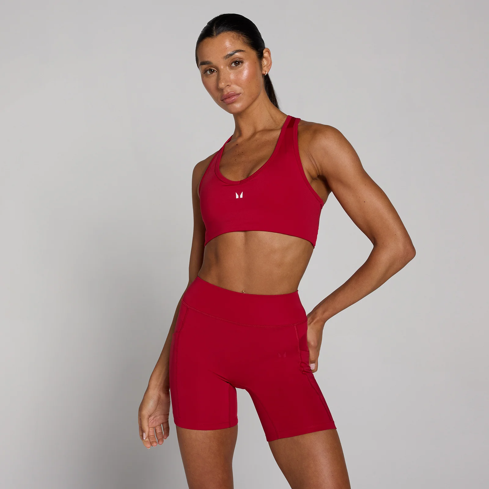 MP Women's Training Racerback Sports Bra - Hero Red - XS Image 1