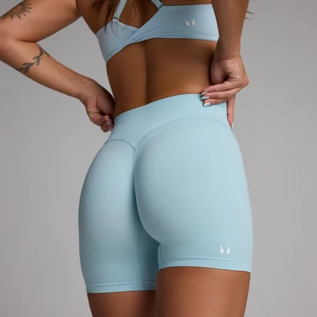 MP Women's Tempo Seamless Shorts - Sky Blue