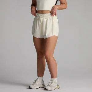 MP Women's Tempo 2 In 1 Jersey Floaty Shorts - Coconut - Size L