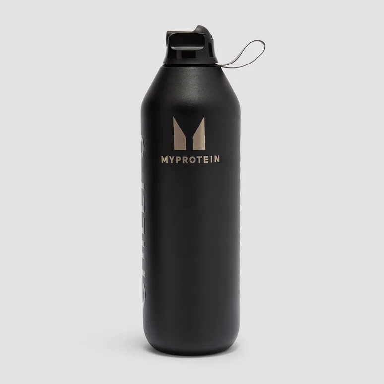 Myprotein x Chilly's Series 2 Flip Bottle, 1000ml - Abyss Black