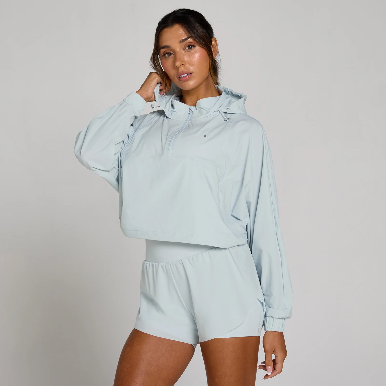 MP Women's Tempo Ultra 1/4 Zip Woven Jacket - Blue Aura - XS Image 1