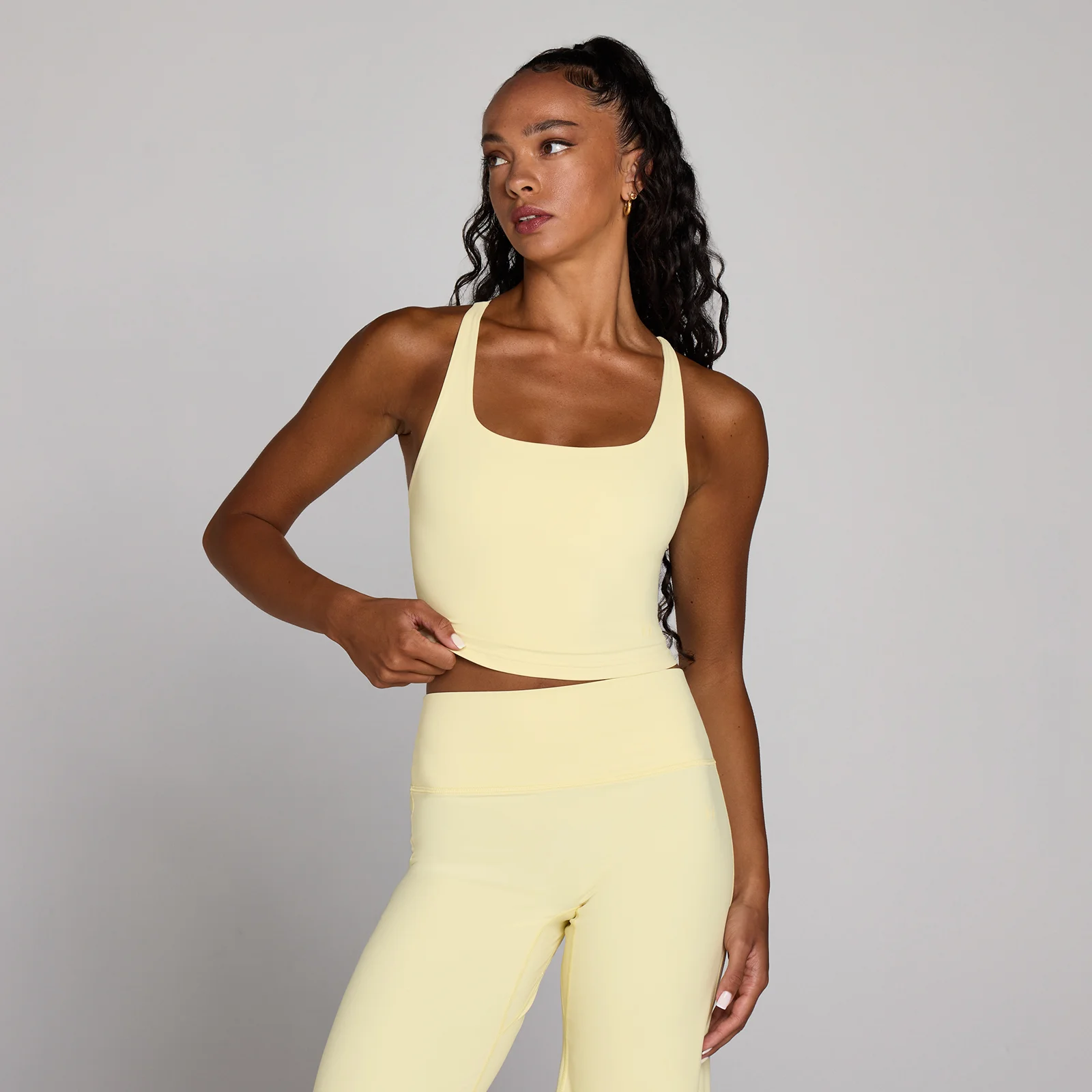 MP Women's Tempo Strappy Racerback Vest - Buttercream - L Image 1