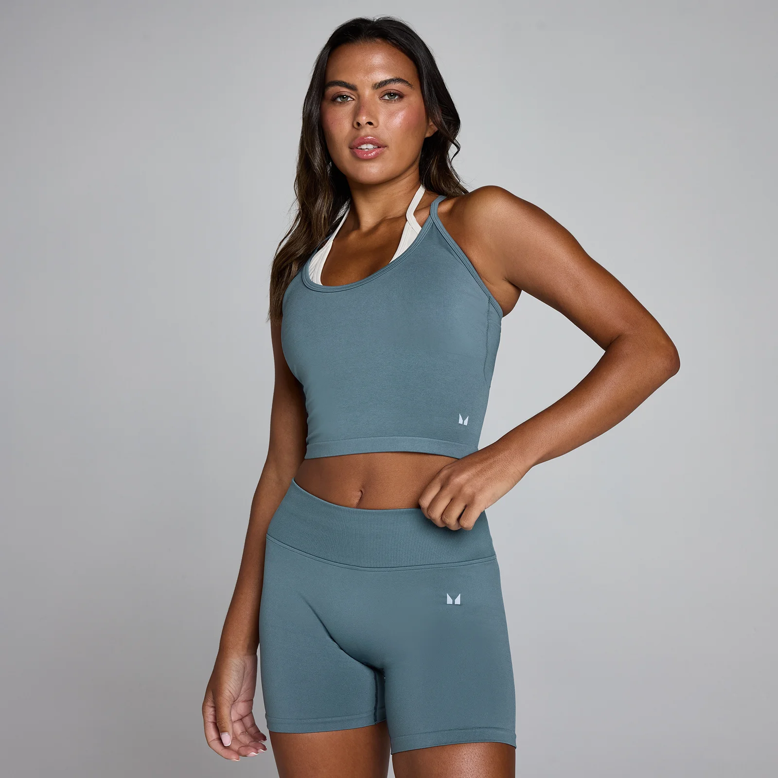 MP Women's Seamless Layered Vest - Midnight Slate - XS Image 1