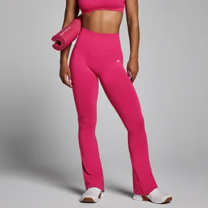 MP Women's Tempo Seamless Flared Leggings - Bold Berry - Size S
