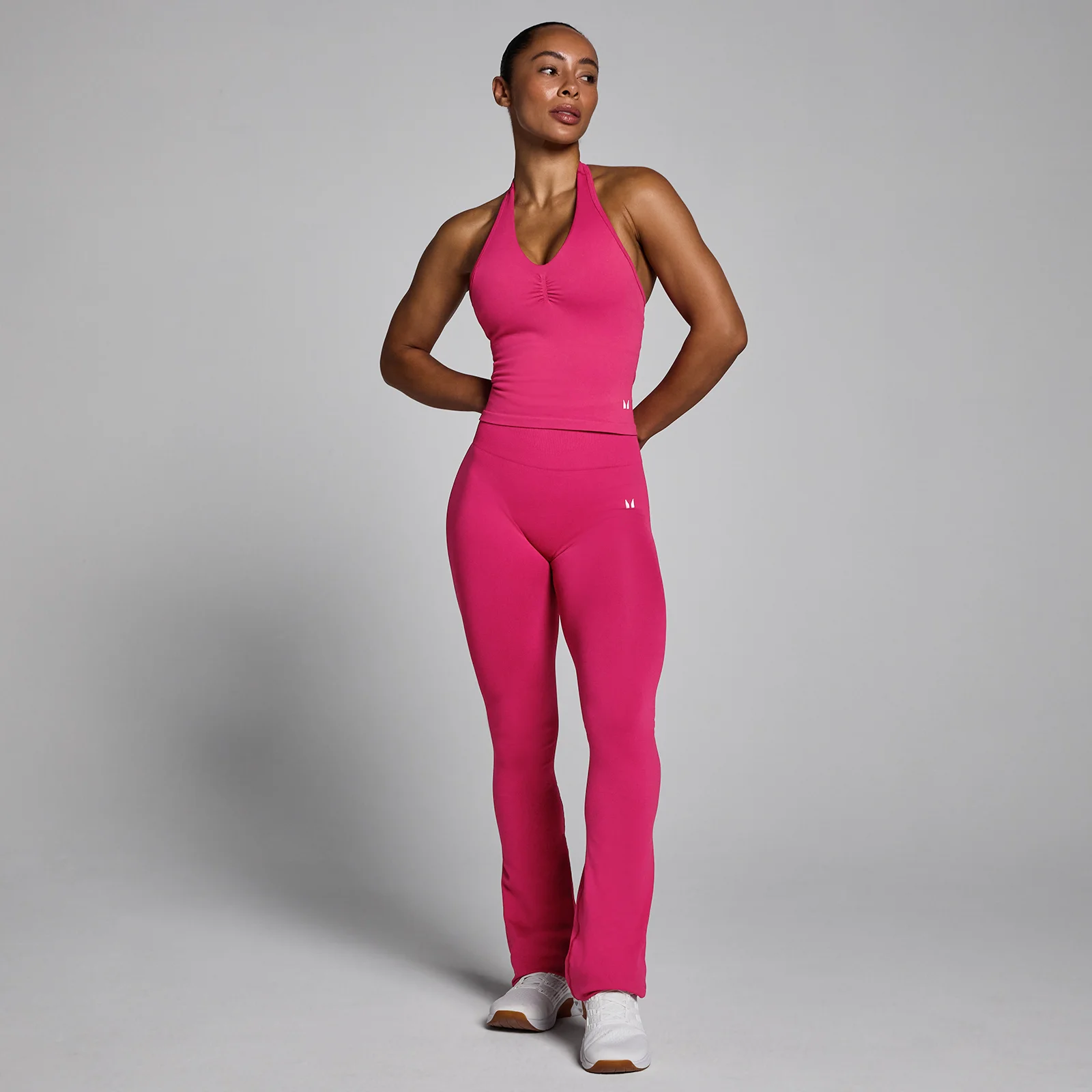 MP Women's Tempo Seamless Halter Neck Vest - Bold Berry - S Image 3