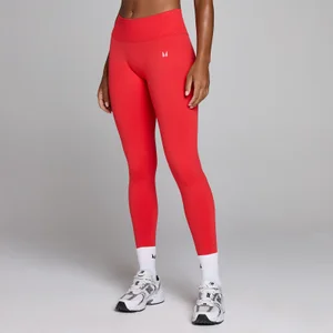 MP Women's Seamless Invisible Scrunch Leggings - Crimson - Size S