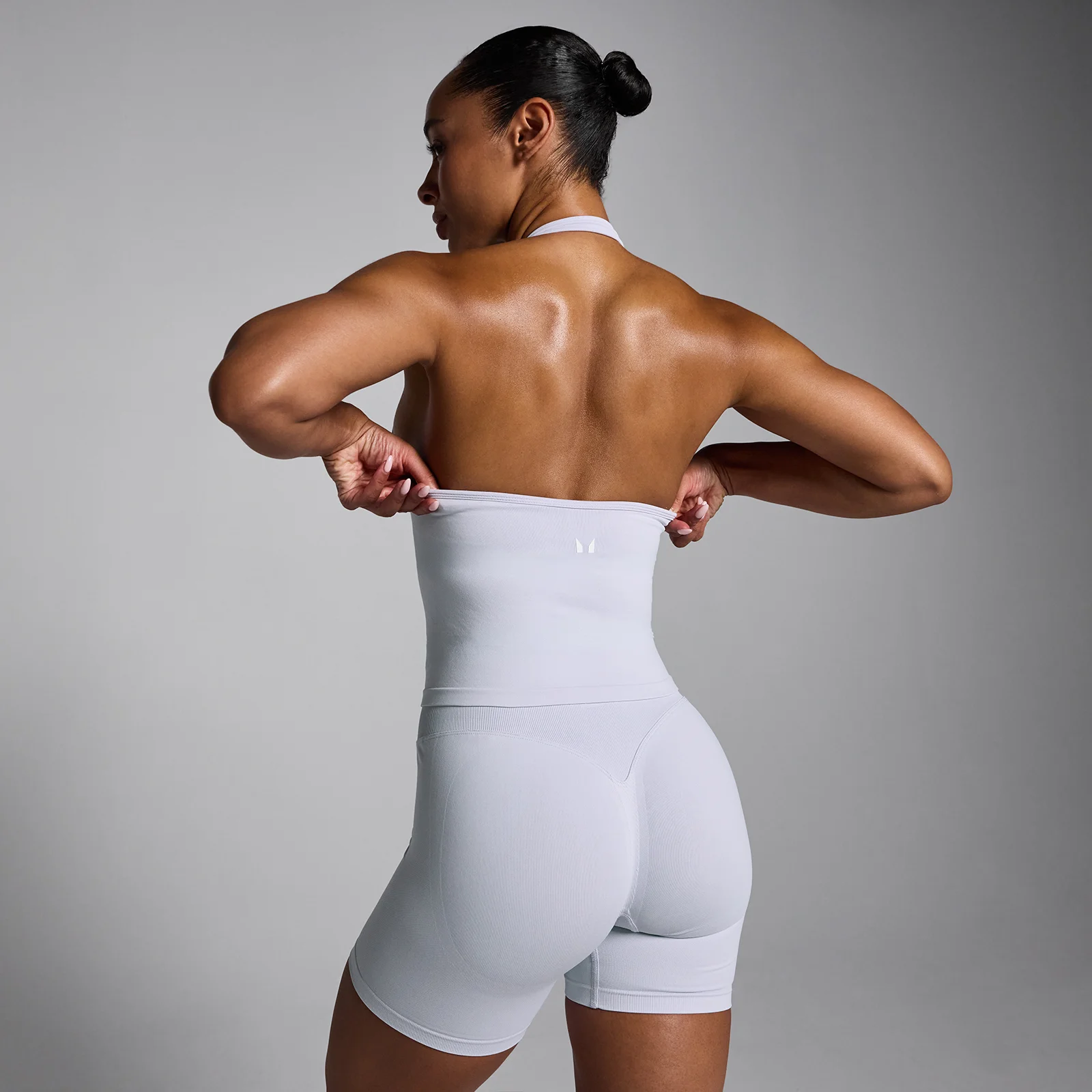 MP Women's Tempo Seamless Halter Neck Vest - Chalk Dust - S Image 2