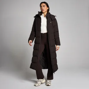 MP Women's Maxi Padded Puffer Jacket - Cocoa - Size S