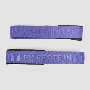 Myprotein Silicone Gripped Lifting Straps In Bag - Power Indigo - Colour Power Indigo