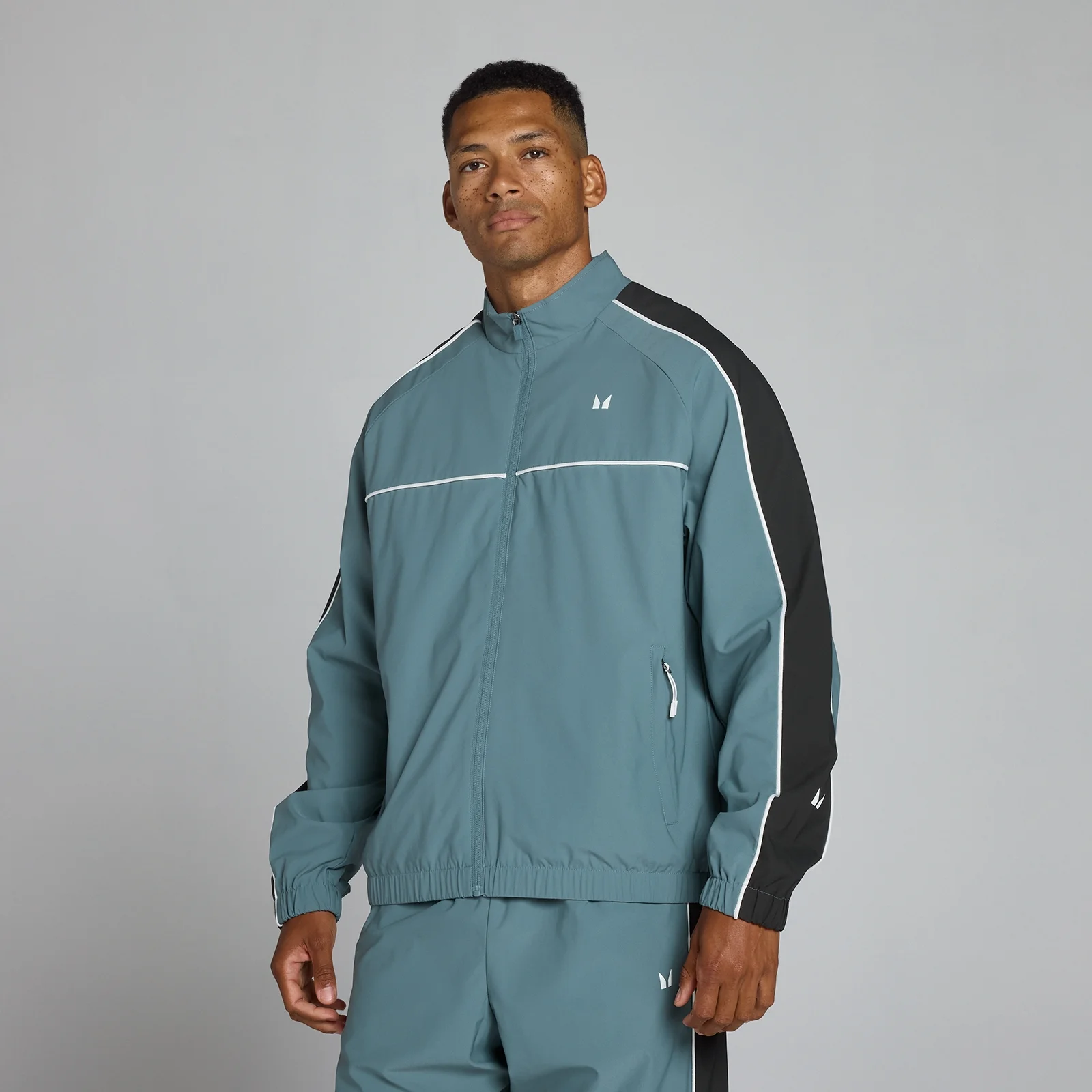 MP Men's Lift Woven Track Jacket - Midnight Slate - M Image 1