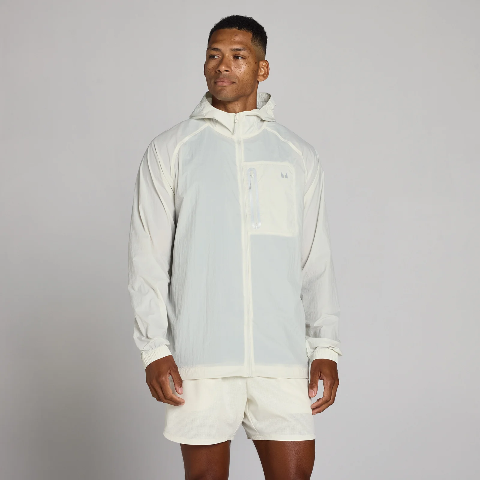 MP Men's Velocity Ultra Lightweight Packable Jacket - Mist - L Image 1