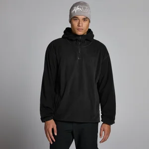 MP Men's Fleece 1/4 Zip Hoodie - Black - Size XS