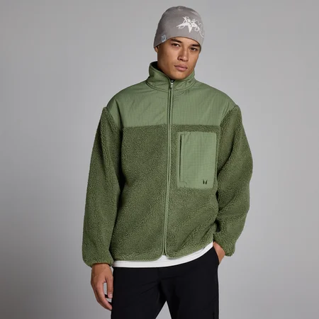MP Men's Borg Fleece - Washed Olive