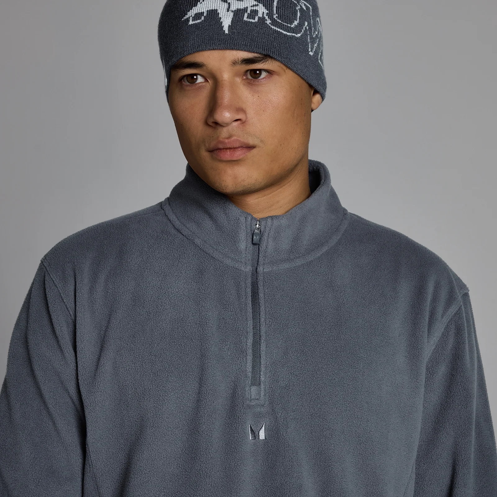MP Men's Fleece 1/4 Zip - Granite - M Image 4