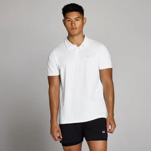 MP Men's Training Polo Shirt - White - Size L