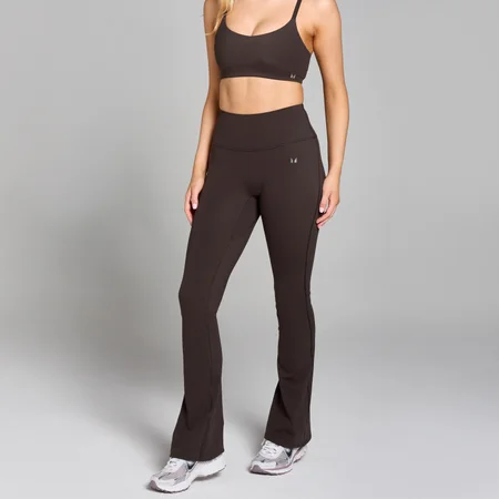 MP Women's Tempo Petite Flared Leggings - Cocoa