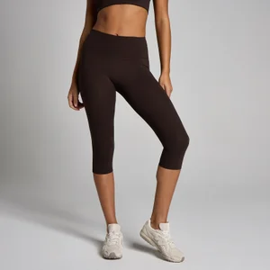 MP Women's Tempo Capri Leggings - Cocoa - Size S