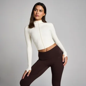MP Women's Tempo Cropped Jacket - Vanilla - Size L